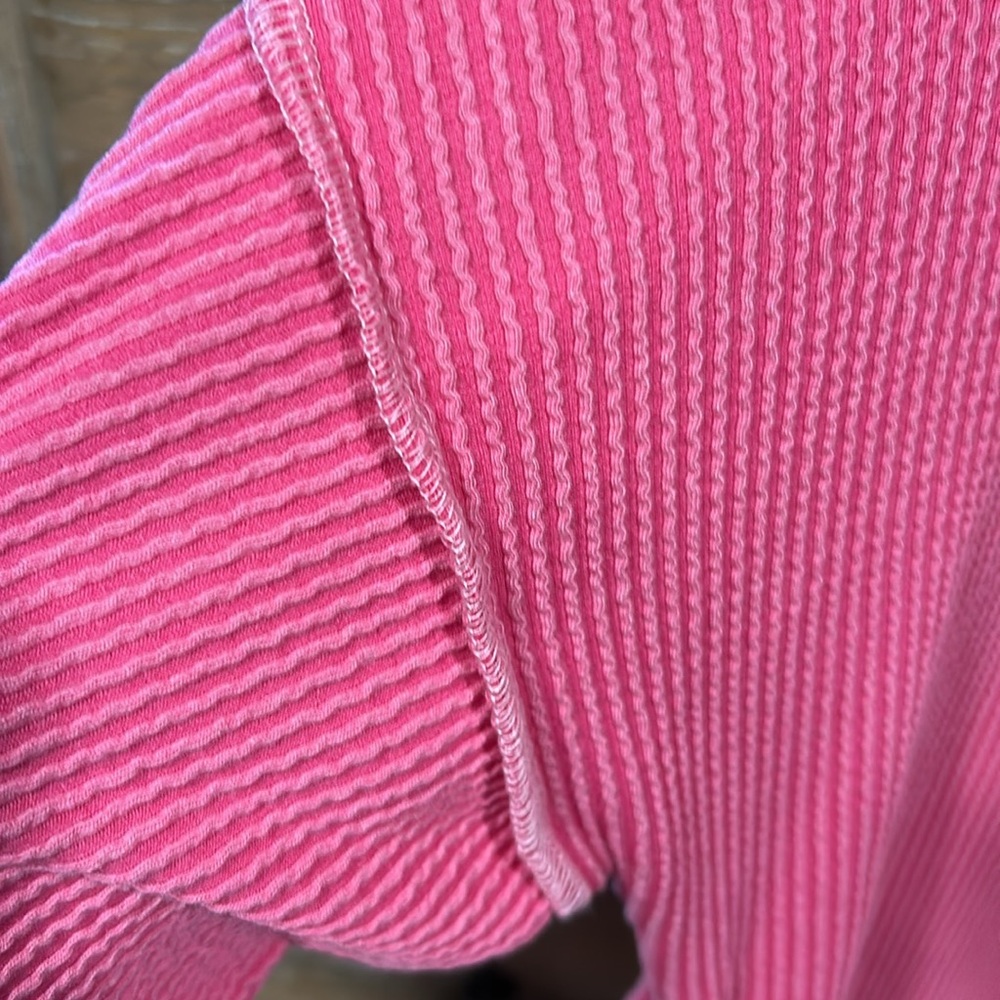 Altar'd State Pink Ribbed Sweater - Picture 2 of 4